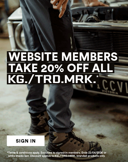 Website Members save 20% on Trademark range